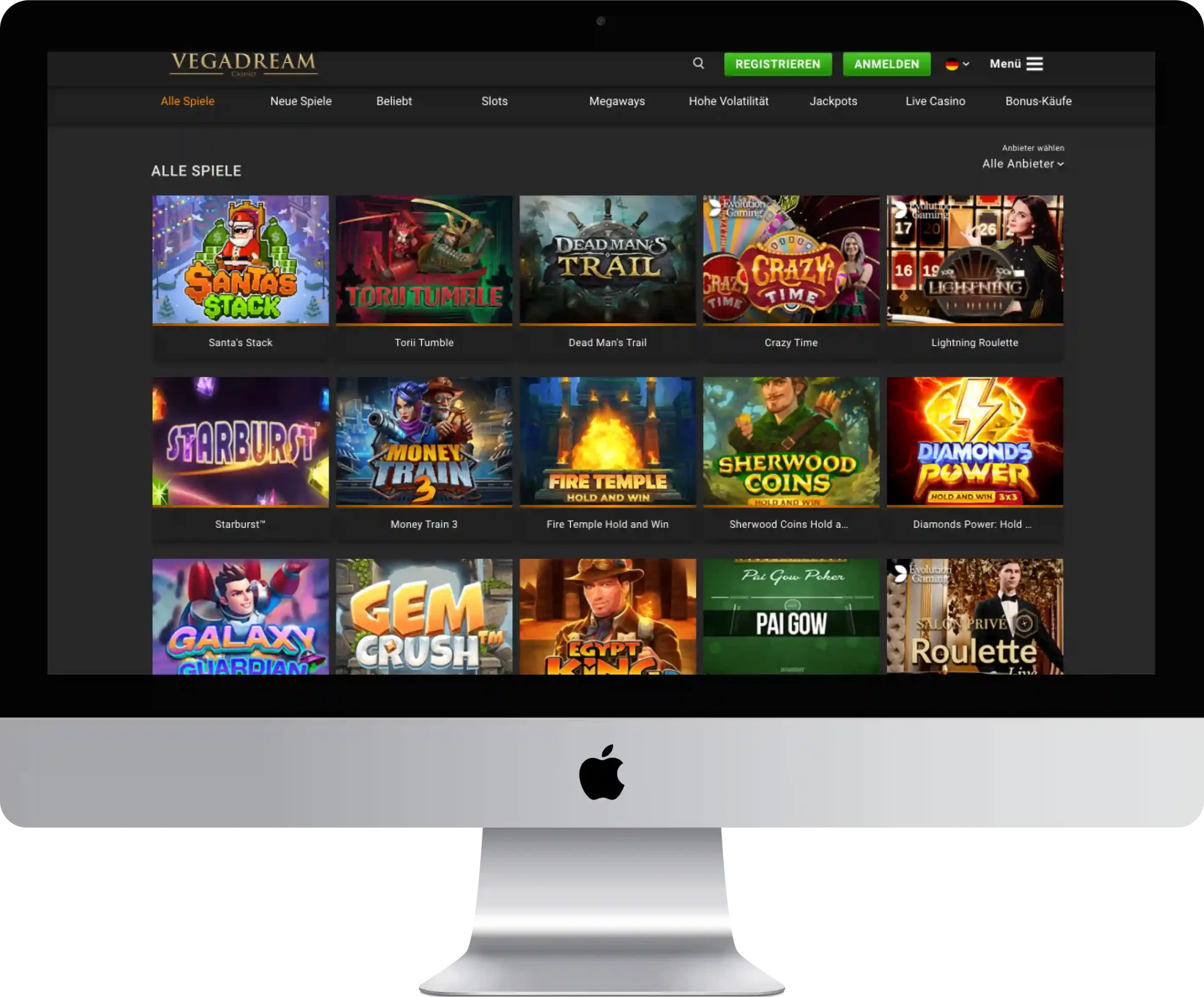 Vegadream Online Casino